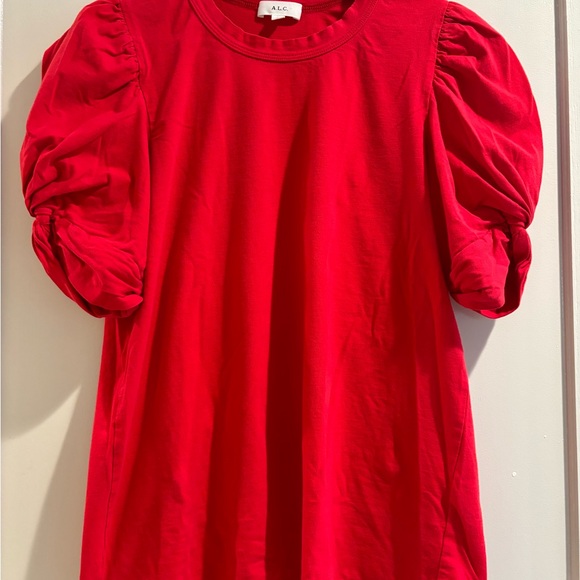 ALC puffy sleeve red t-shirt - Picture 2 of 3